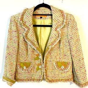 Floral Tweed Jacket